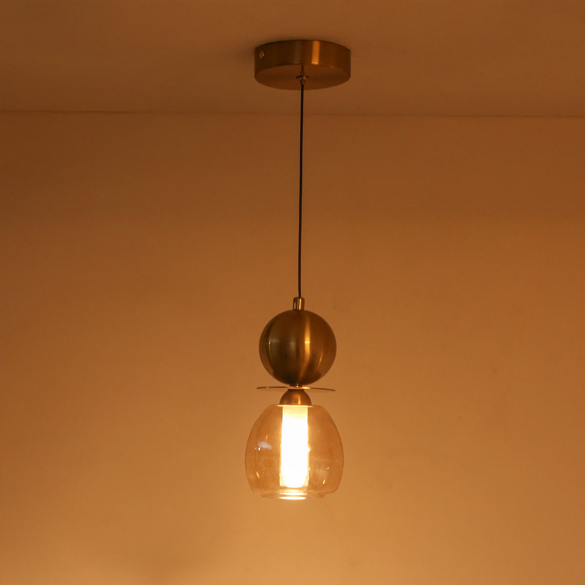 Buy Beautiful Day Brass LED Pendant Light Online