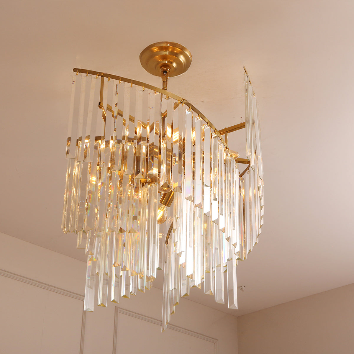 Buy Blend In Crystal Chandelier Living Room