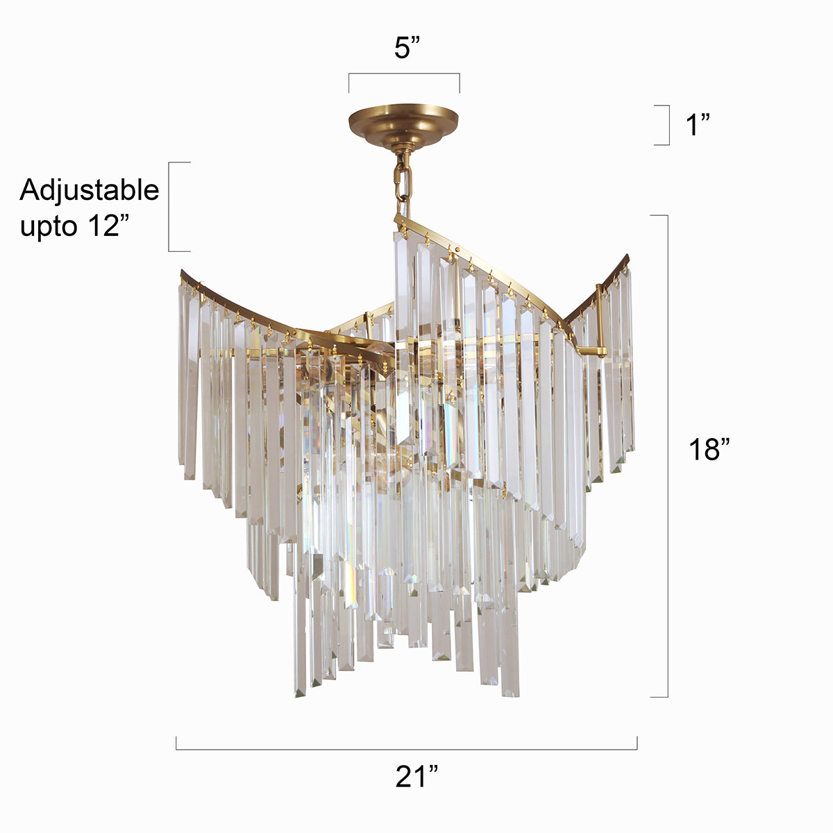 Buy Blend In Crystal Chandelier Online