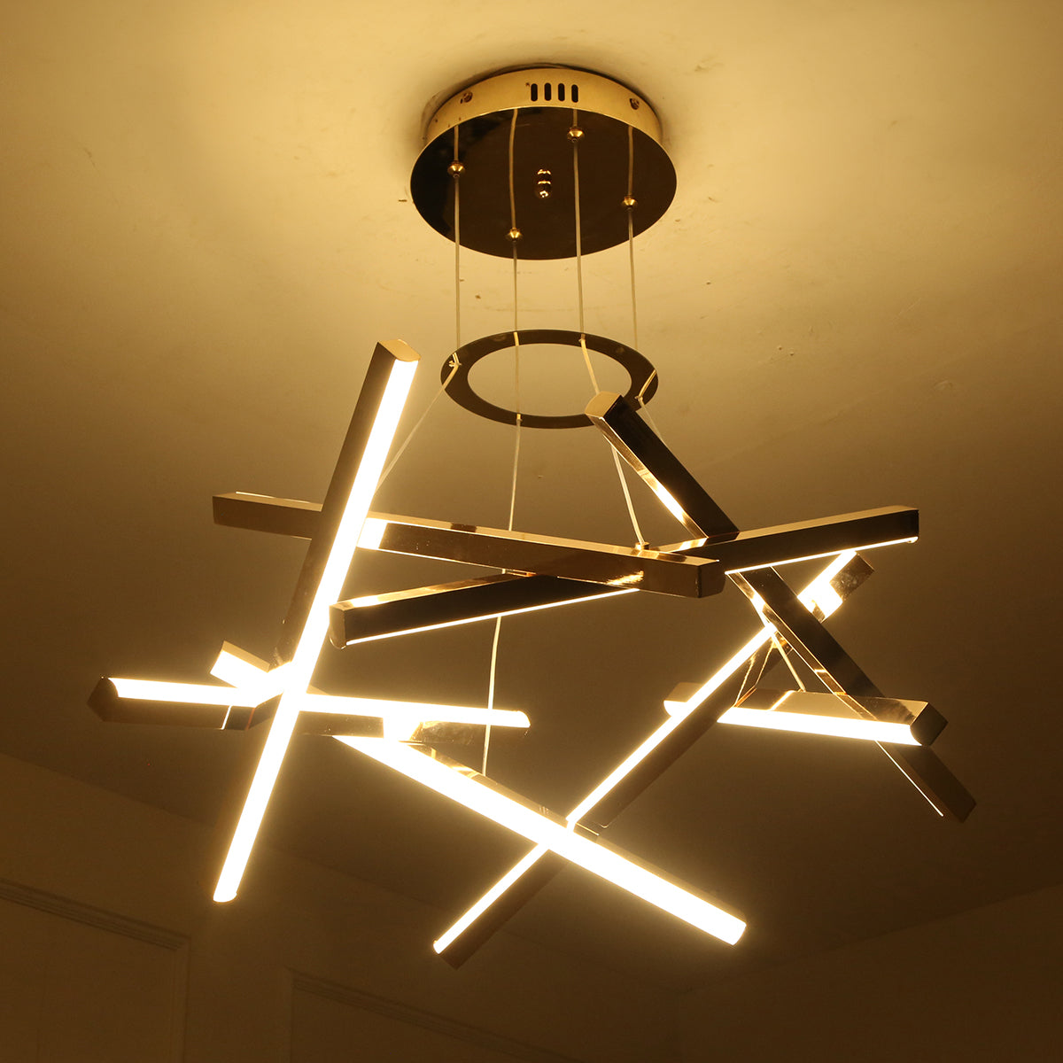 Buy Cross Cross (3 Colour) LED Chandelier Bangalore