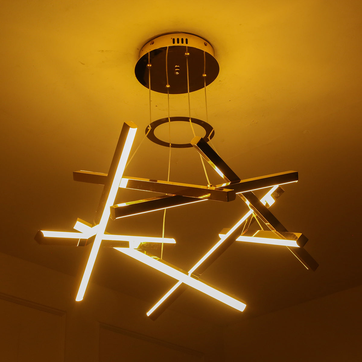 Buy Cross Cross (3 Colour) LED Chandelier Interior Lights