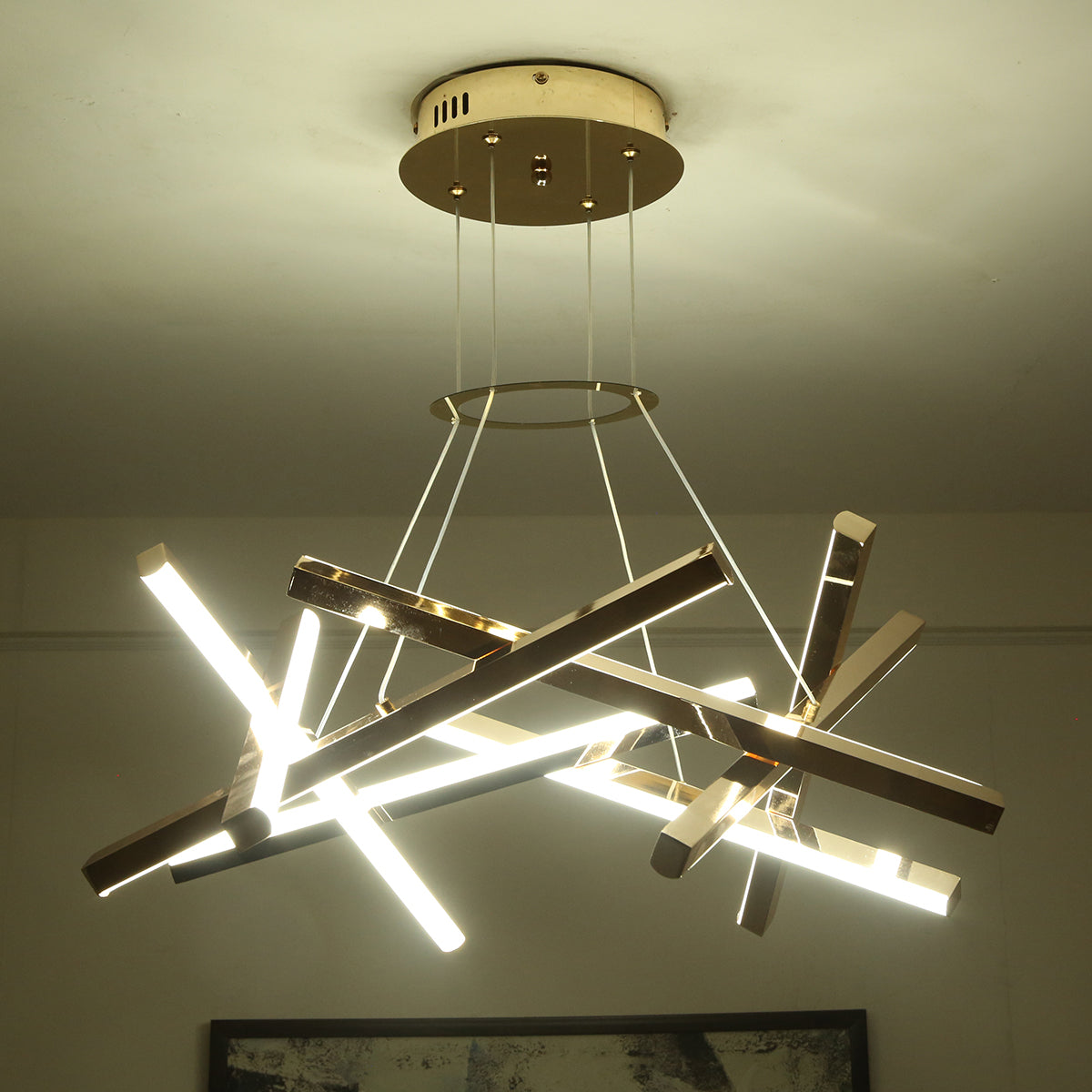 Buy Cross Cross (3 Colour) LED Chandelier Online