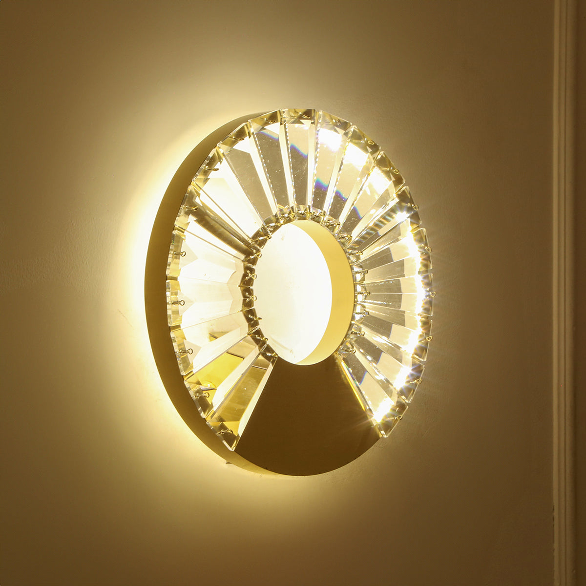 Buy Crystal Clear (3 Colour) LED Wall Light Living Room