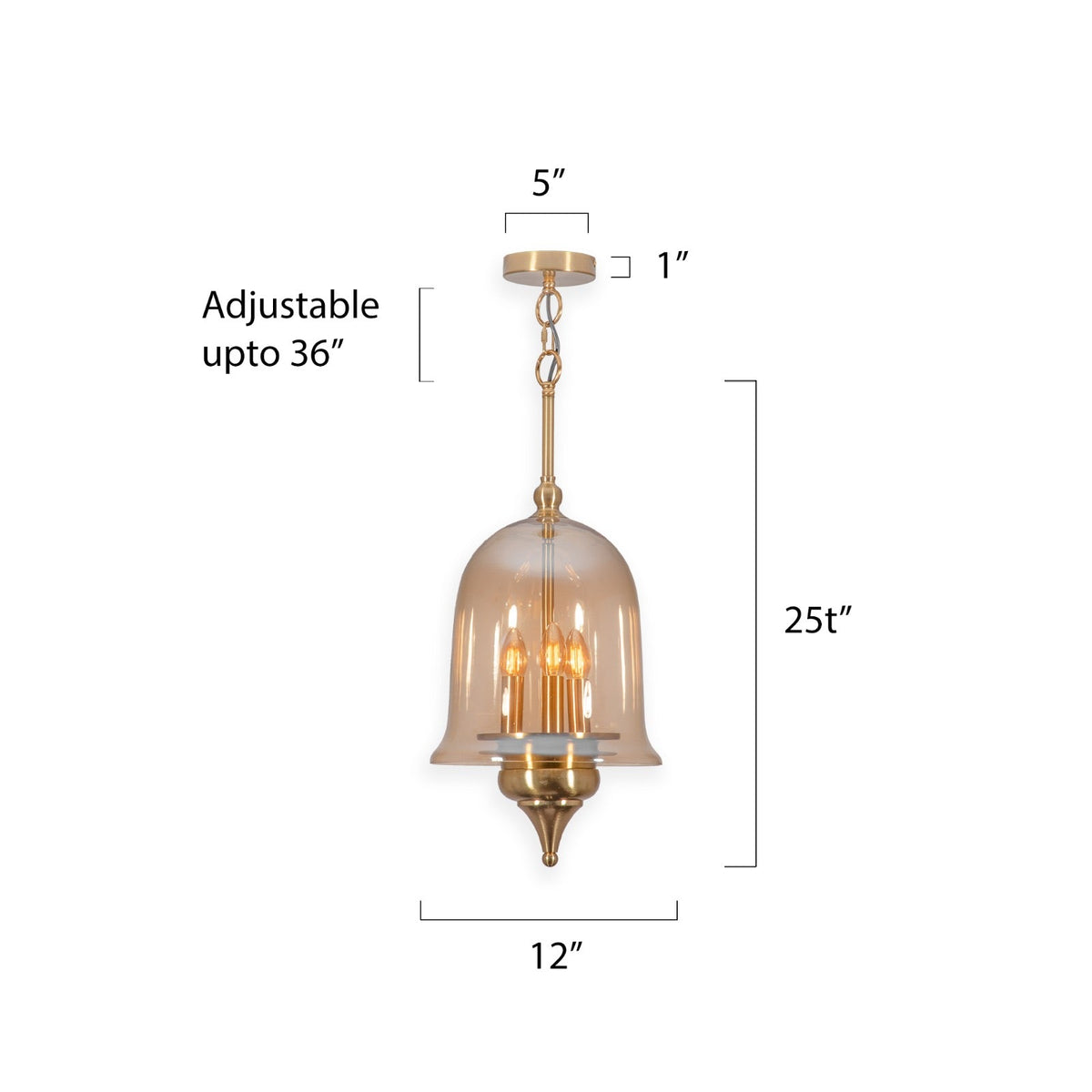 Buy Grand Master Amber Chandelier Bangalore