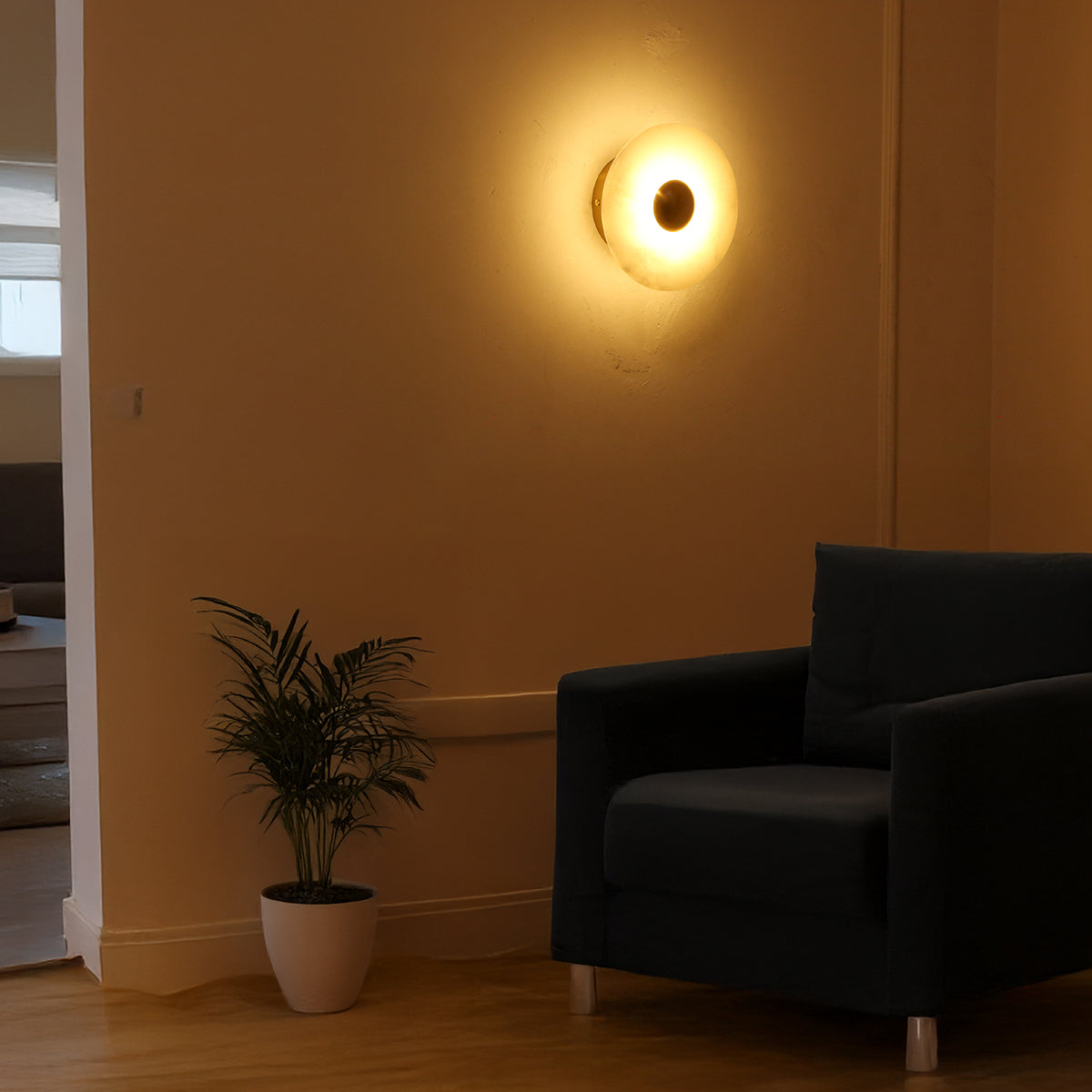 Buy Marble Aura Small (3 Colour) LED Wall Light Living Room