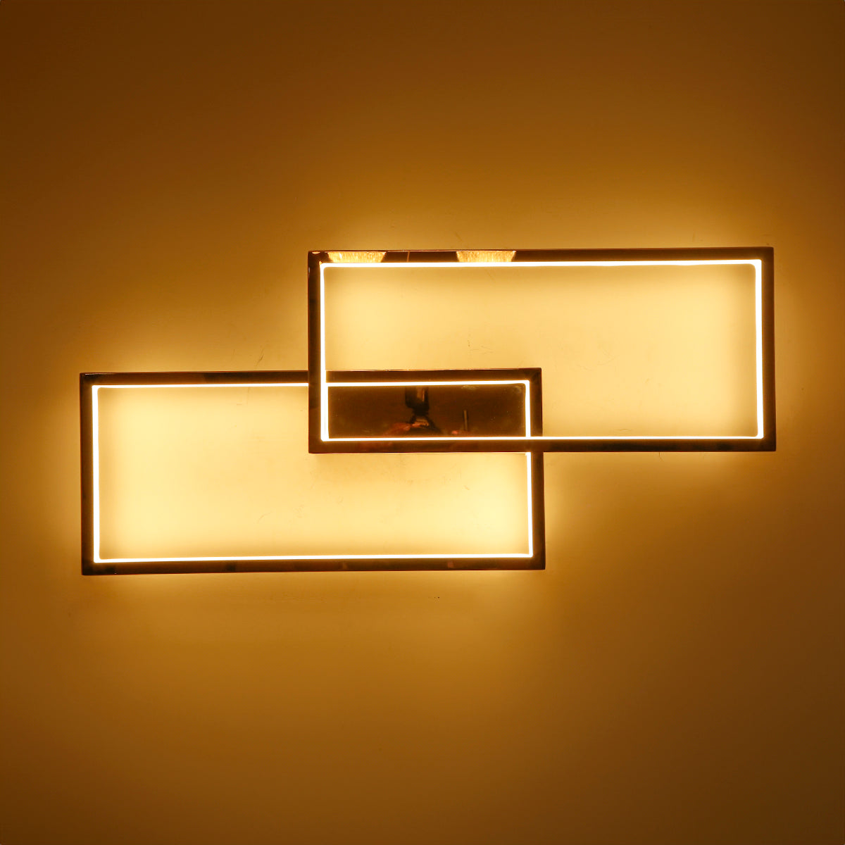 Buy Modernity Rose Gold LED Wall Light Online