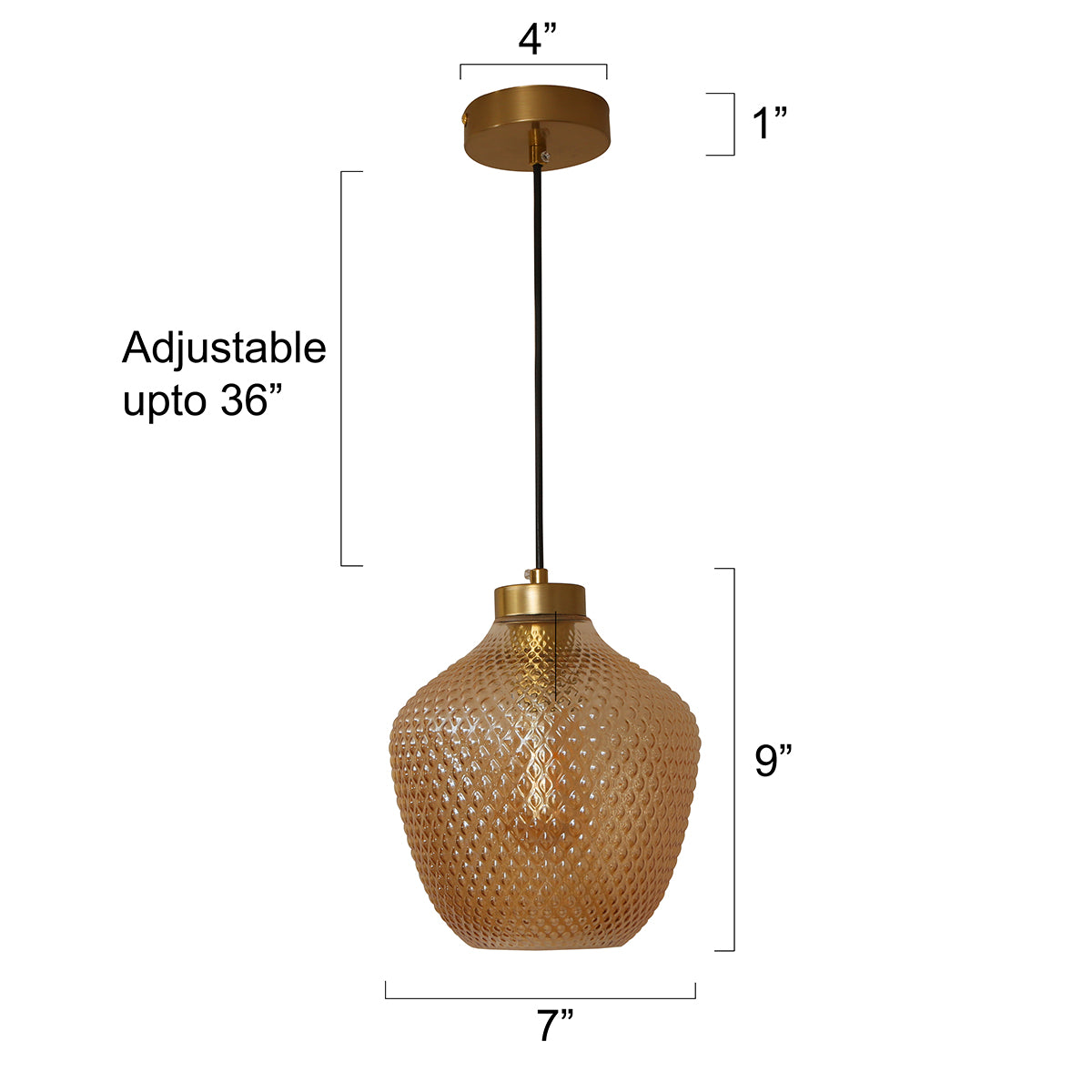 Buy Romeo Amber Pendant Light Bangalore