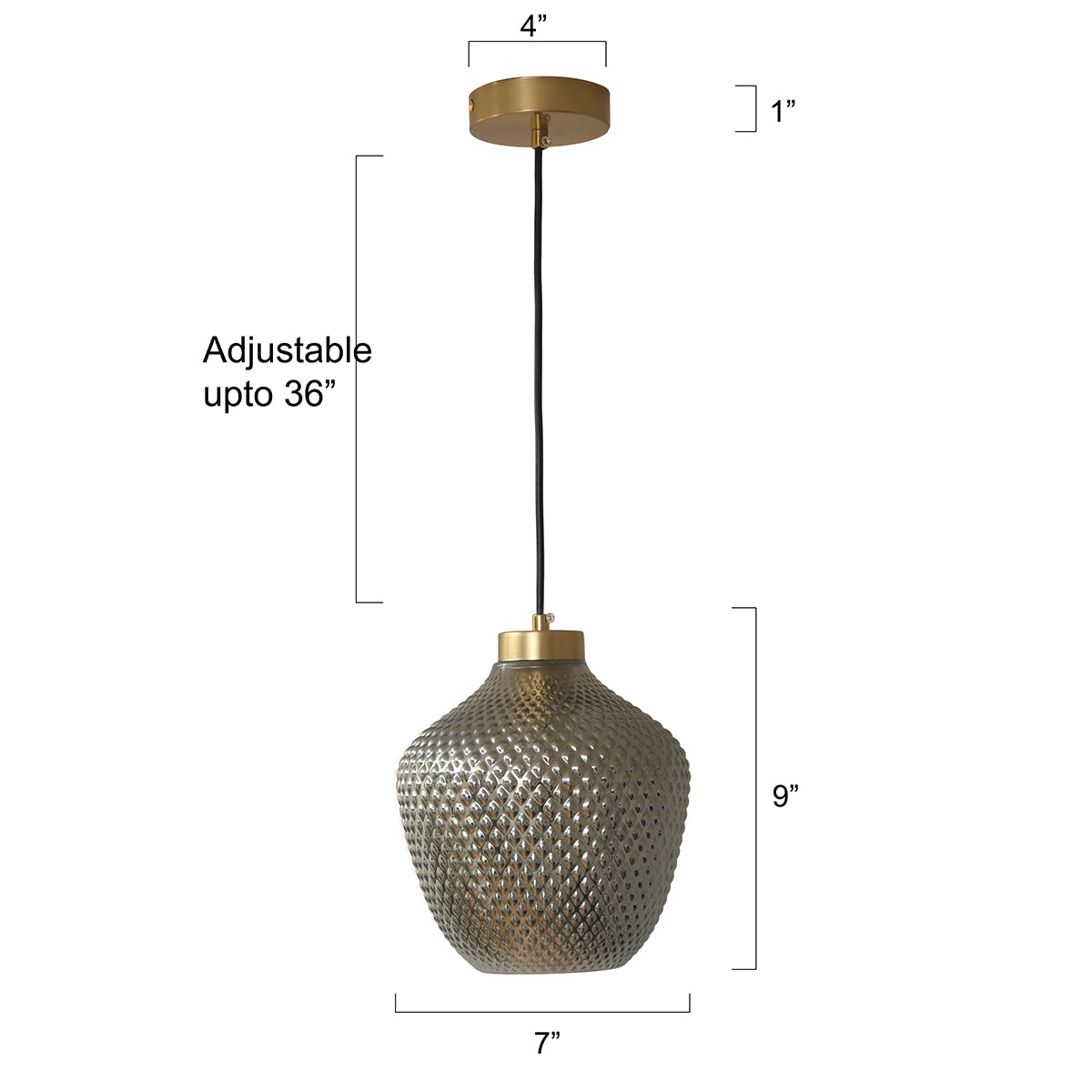 Buy Romeo Smoke Pendant Light Online