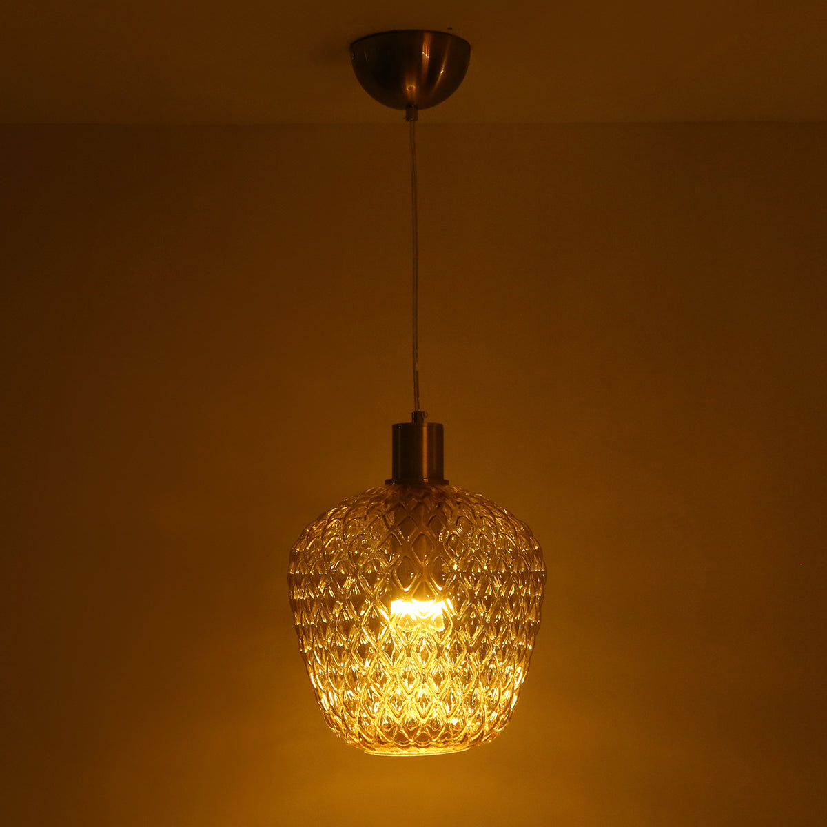 Buy Roshan Amber LED Pendant Light Bangalore