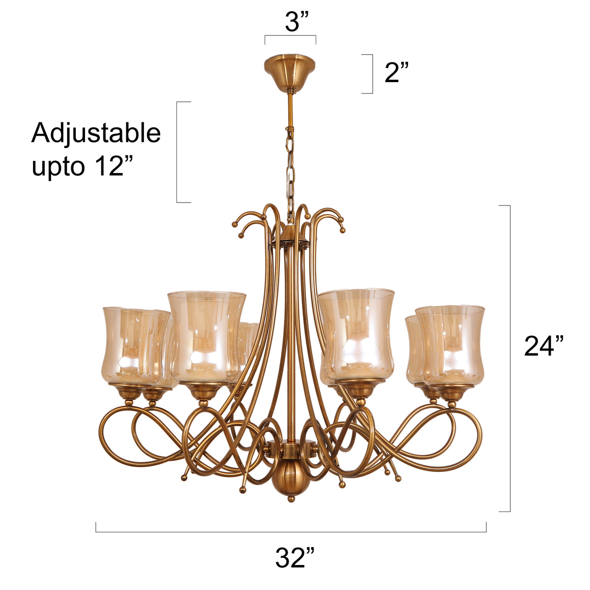 Buy Royalty Classic Chandelier Living Room