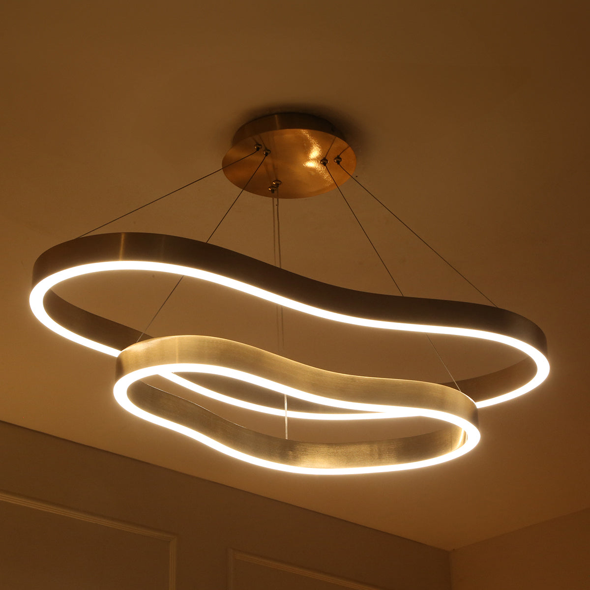 Buy Saturn Rings (3 Colour) LED Chandelier Online