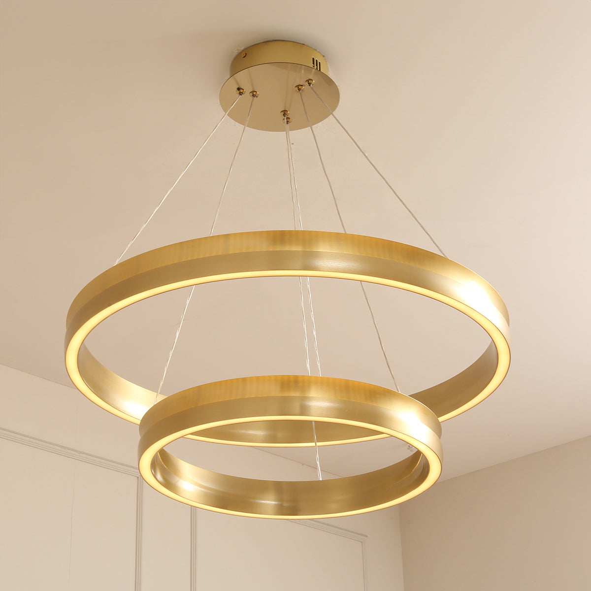 Buy Sophisticated Rings (3 Colour) LED Chandelier Online