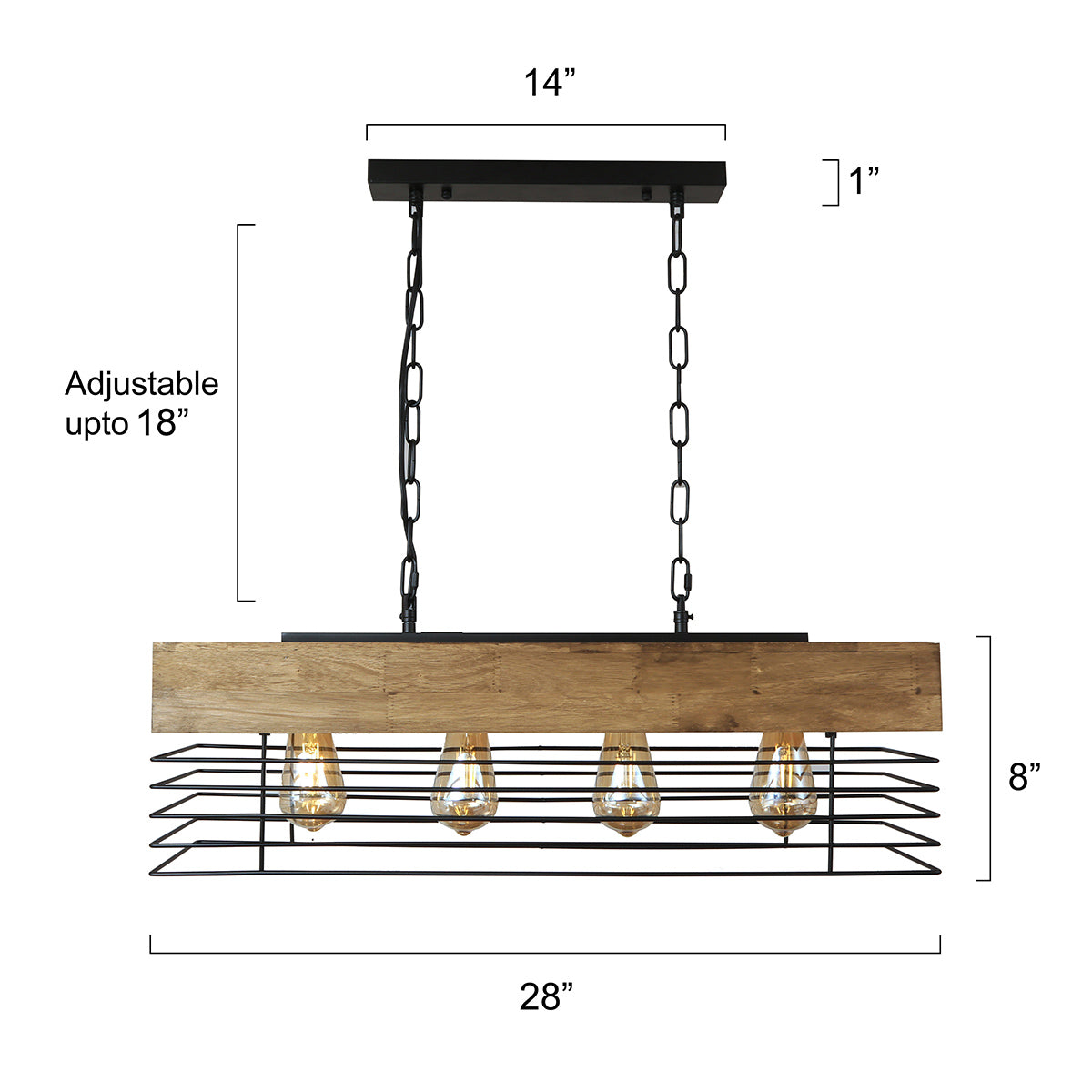 Buy Woody Nest Chandelier Living Room