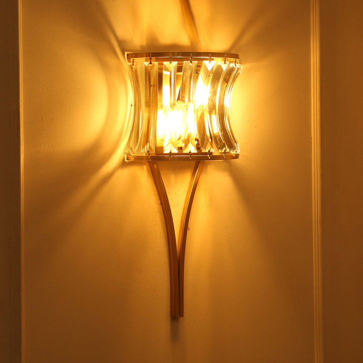 Flowing River Crystal Wall Light Online