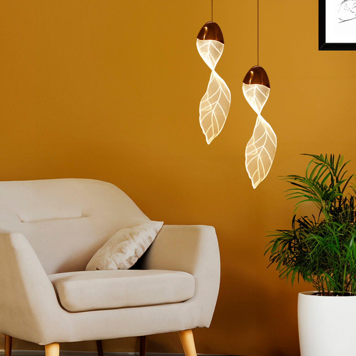 Shop Autumn Leaves LED Pendant Light Living Room