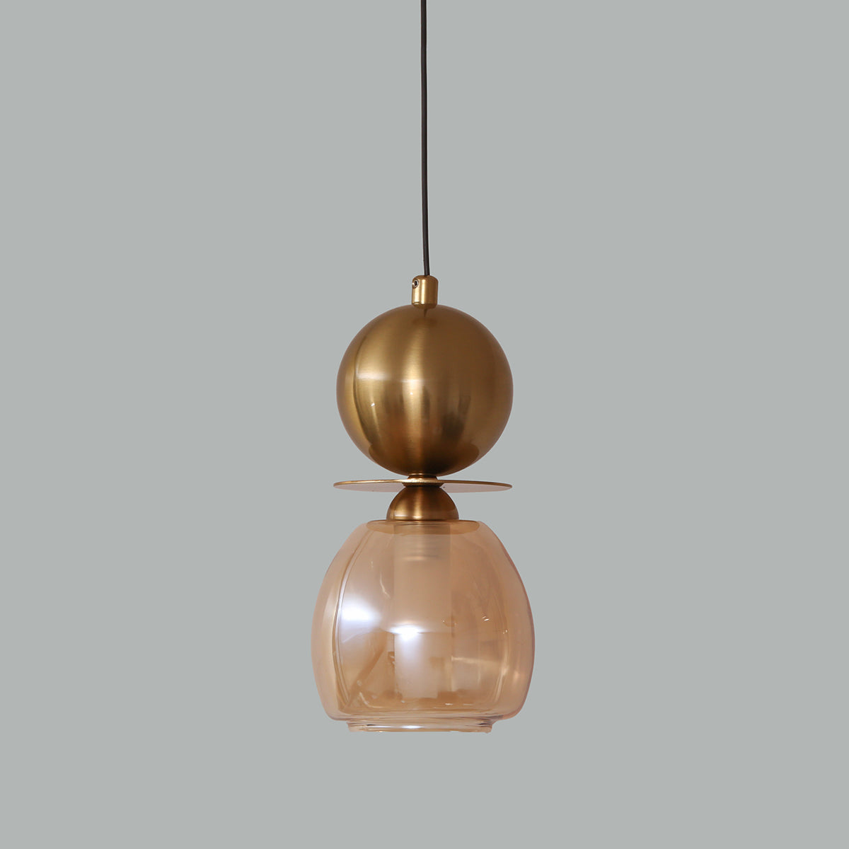 Shop Beautiful Day Brass LED Pendant Light Interior Lights