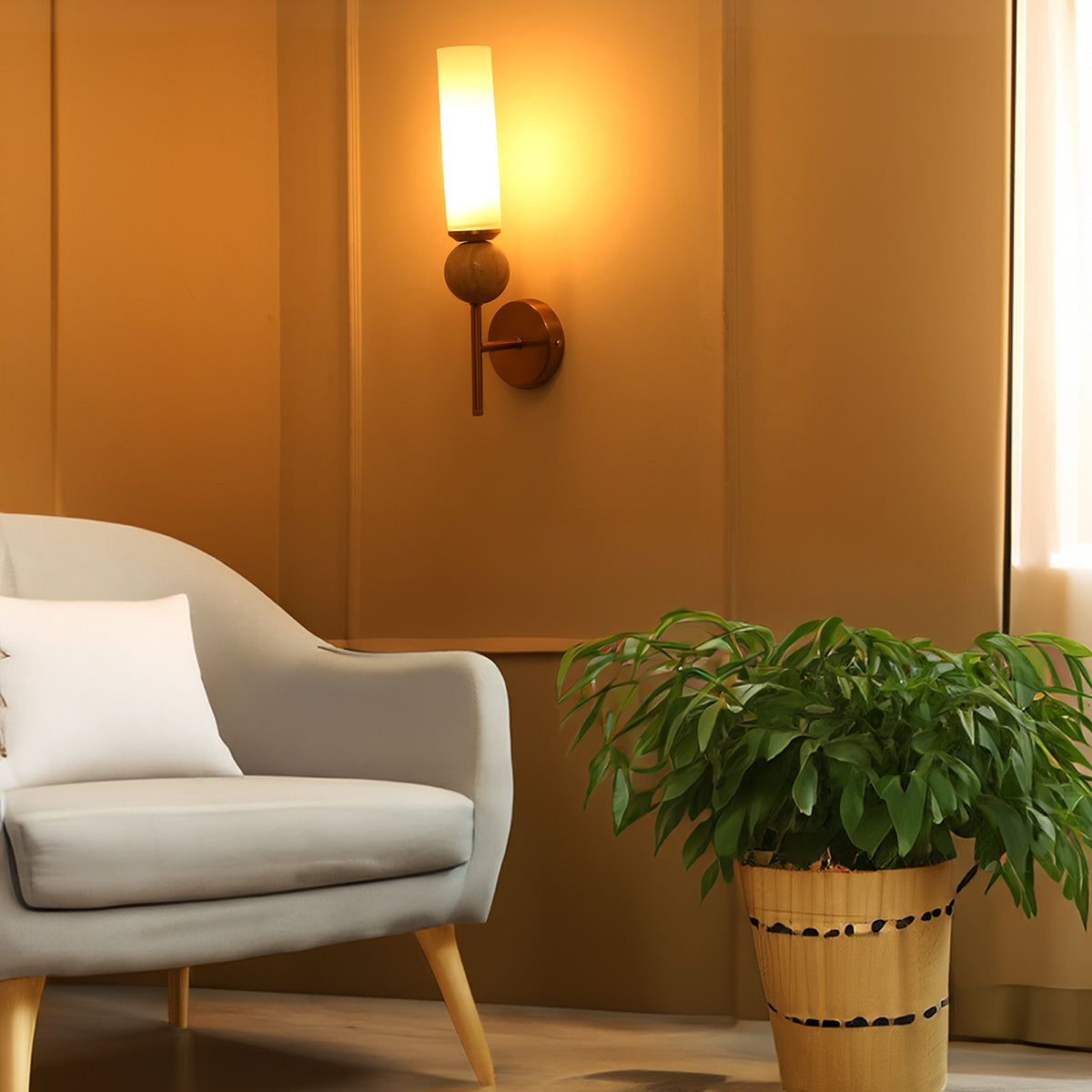 Shop Breathe Easy Traventine Wall Light Online