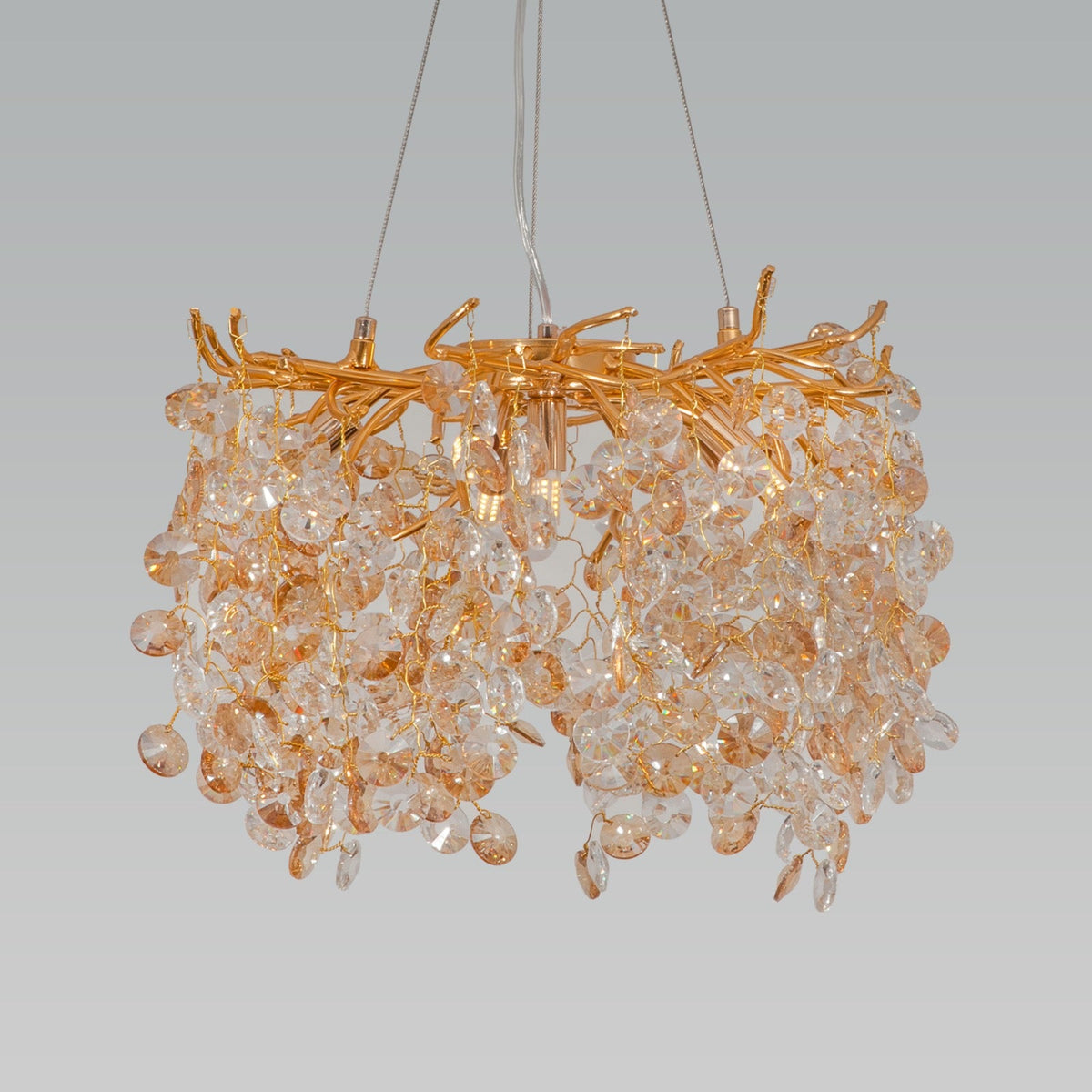 Shop Falling Raindrops 500mm LED Chandelier Dining