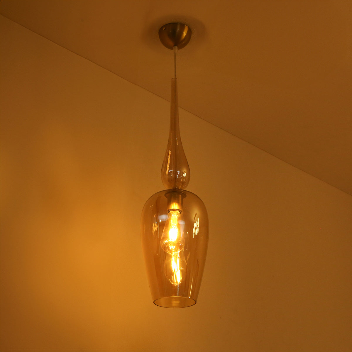 Shop Live On Amber Pendant Light Interior Lights