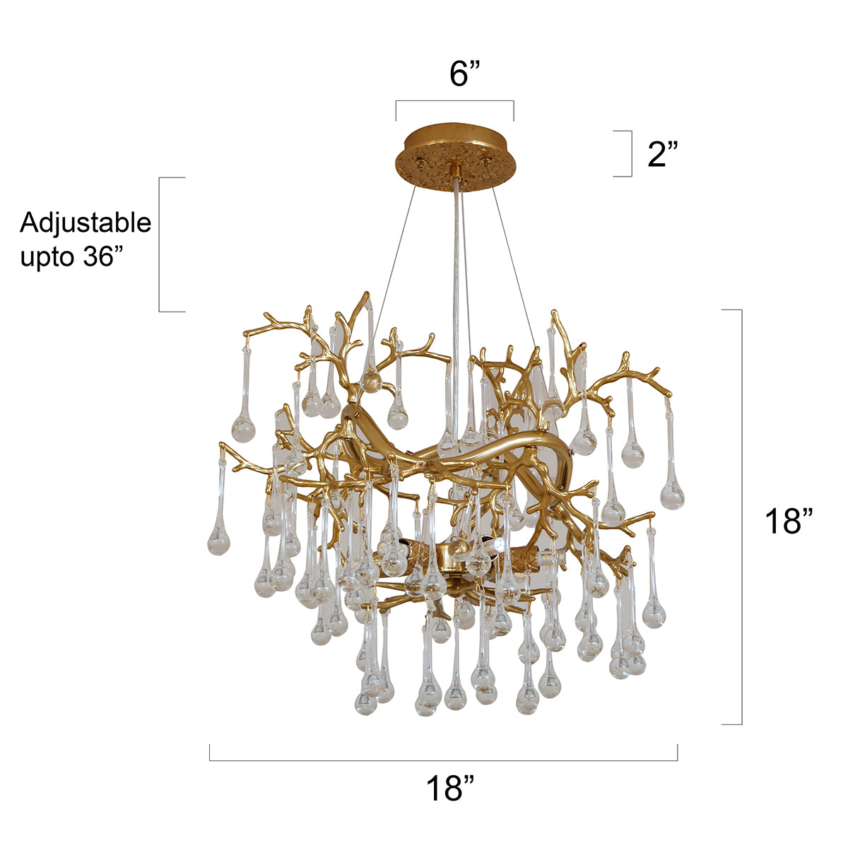 Shop Lucky Day LED Chandelier Interior Lights