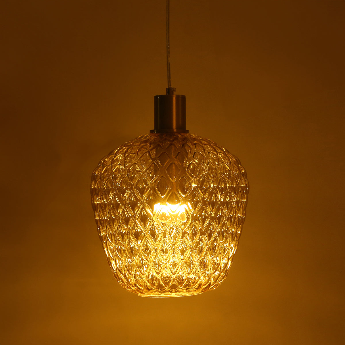 Shop Roshan Amber LED Pendant Light Living Room