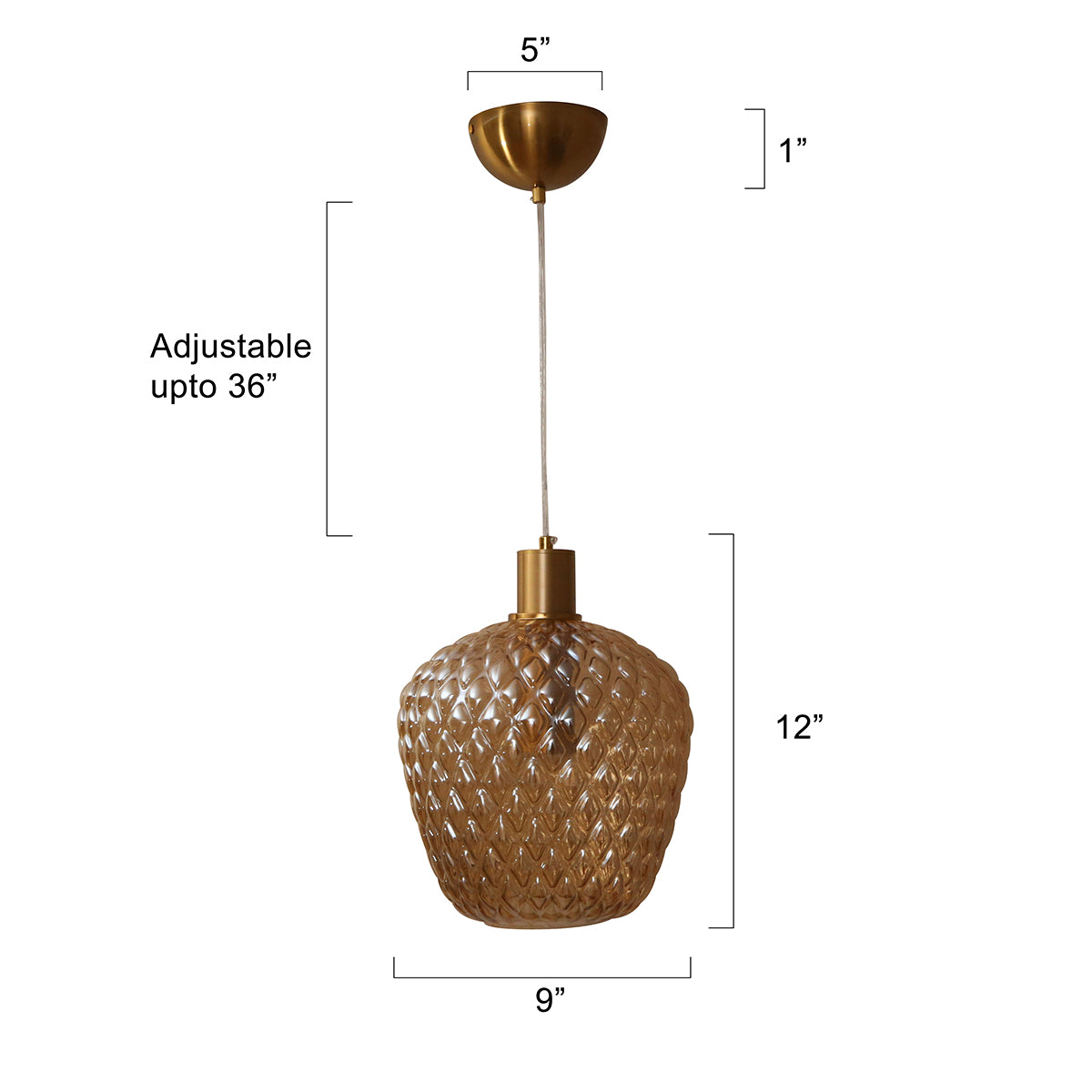 Shop Roshan Amber LED Pendant Light Online