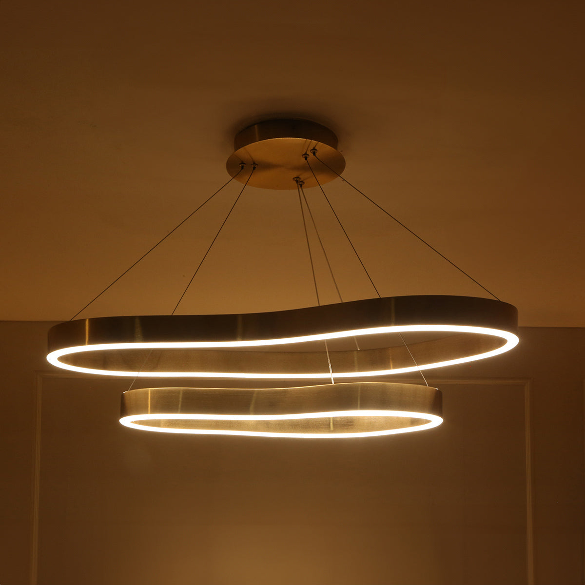 Shop Saturn Rings (3 Colour) LED Chandelier Interior Lights