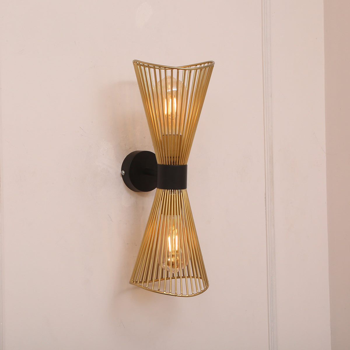 Shop Strike Brass Wall Light Living Room