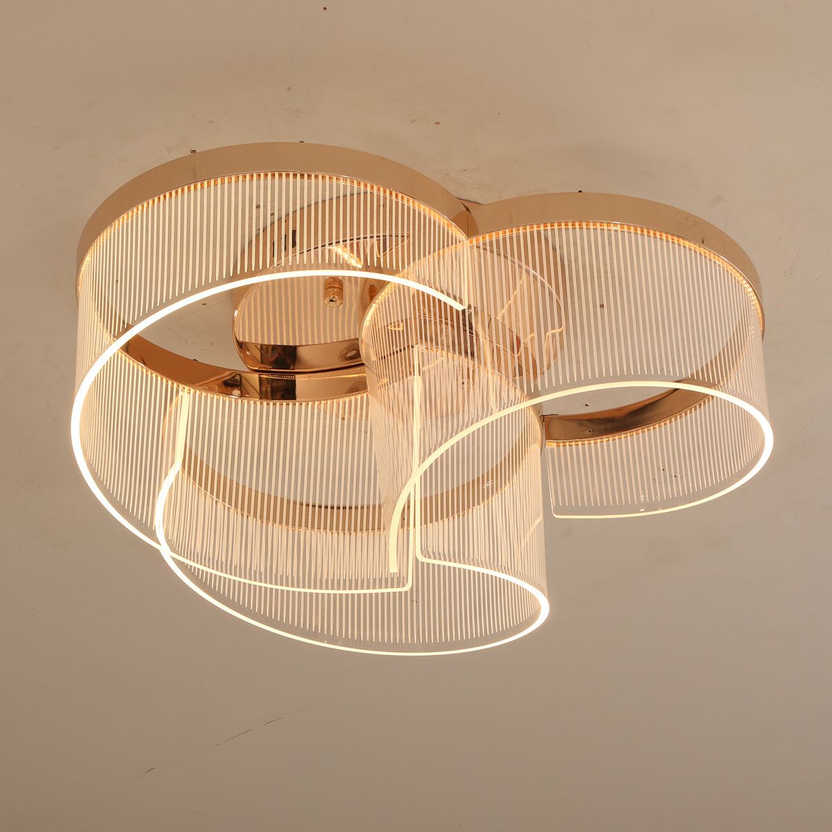 Shop Swirl me around LED Chandelier Living Room