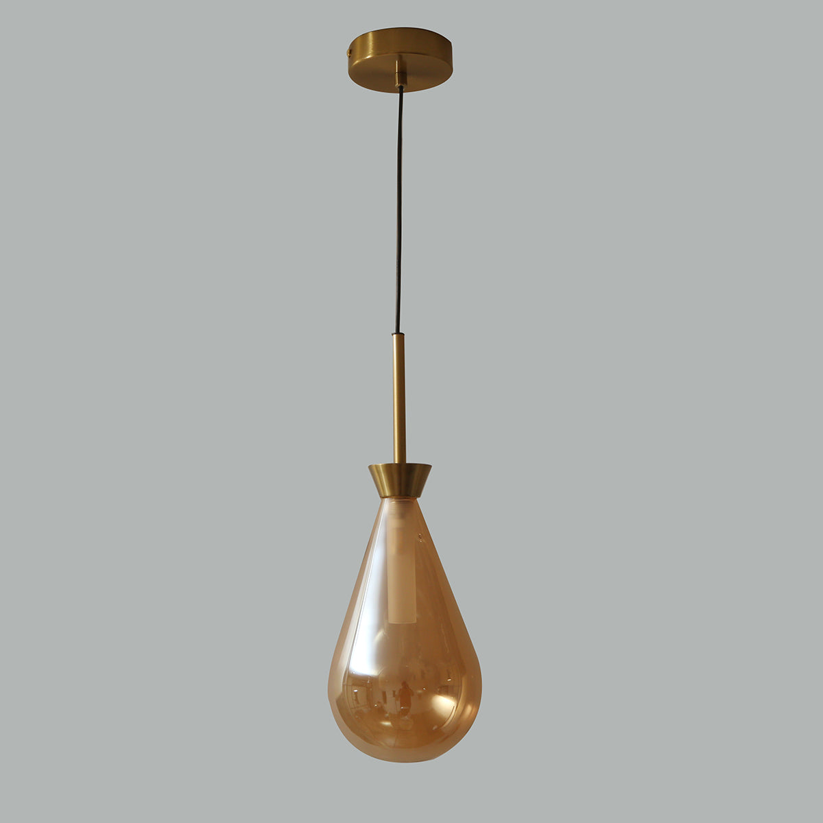 Shop Teardrop Amber LED Pendant Light Living Room