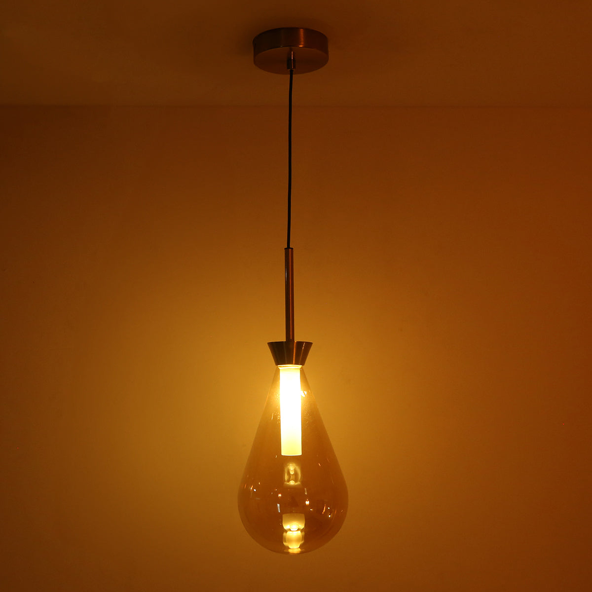 Shop Teardrop Amber LED Pendant Light Online