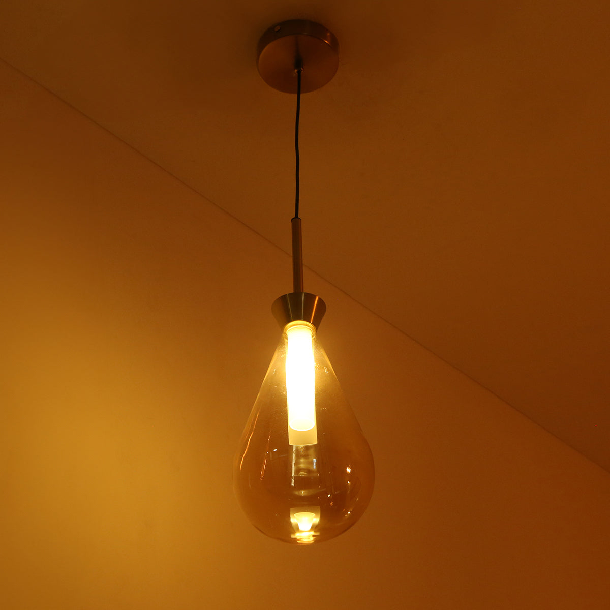 Teardrop Amber LED Pendant Light Online