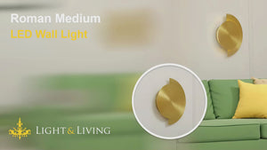 Roman Medium LED Wall Light Video