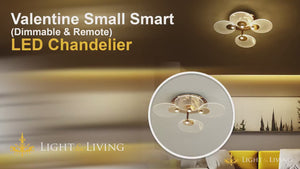 Valentine Small Smart ( Dimmable & Remote ) LED Chandelier