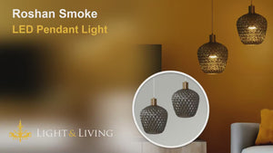 Roshan Smoke LED Pendant Light Video