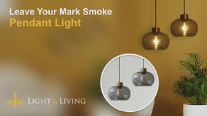 Leave Your Mark Smoke Pendant Light Online