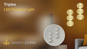 Triplex LED Pendant Light Video