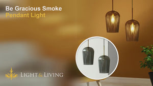 Be Gracious Smoke Pendant Light Video