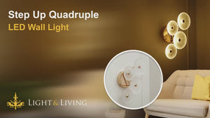 Step Up Quadruple LED Wall Light Video