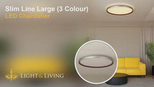 Slim Line Large (3 Colour) LED Chandelier Video