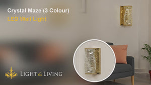 Crystal Maze ( 3 Colour ) LED Wall Light Video