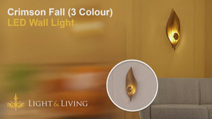 Crimson Fall (3 Colour) LED Wall Light Video