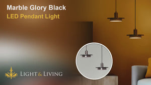 Marble Glory Black LED Pendant Light Video