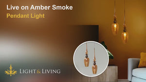 Live on Amber Smoke Pendant Light Video