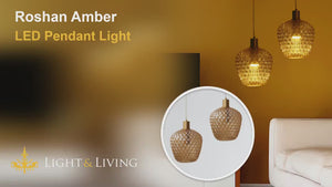 Roshan Amber LED Pendant Light Video