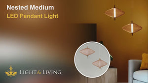 Nested Medium LED Pendant Light Video