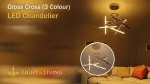 Cross Cross (3 Colour) LED Chandelier Video