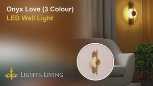 Onyx Love (3 Colour) LED Wall Light Video