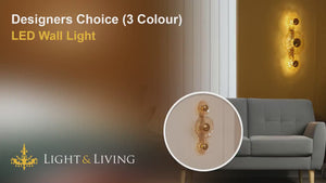 Designers Choice (3 Colour) LED Wall Light Video