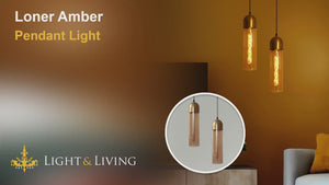 Loner Amber Pendant Light Video